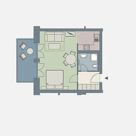 Kaiservillen - 1-raum-ferienwohnung Mit Balkon D123 Apartment Ostseebad Heringsdorf